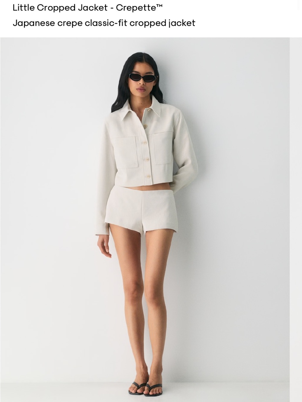 Aritzia Wilfred Little Cropped Jacket